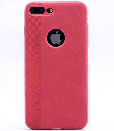 Apple iPhone 8 Plus Kılıf Zore City Silikon Kahverengi