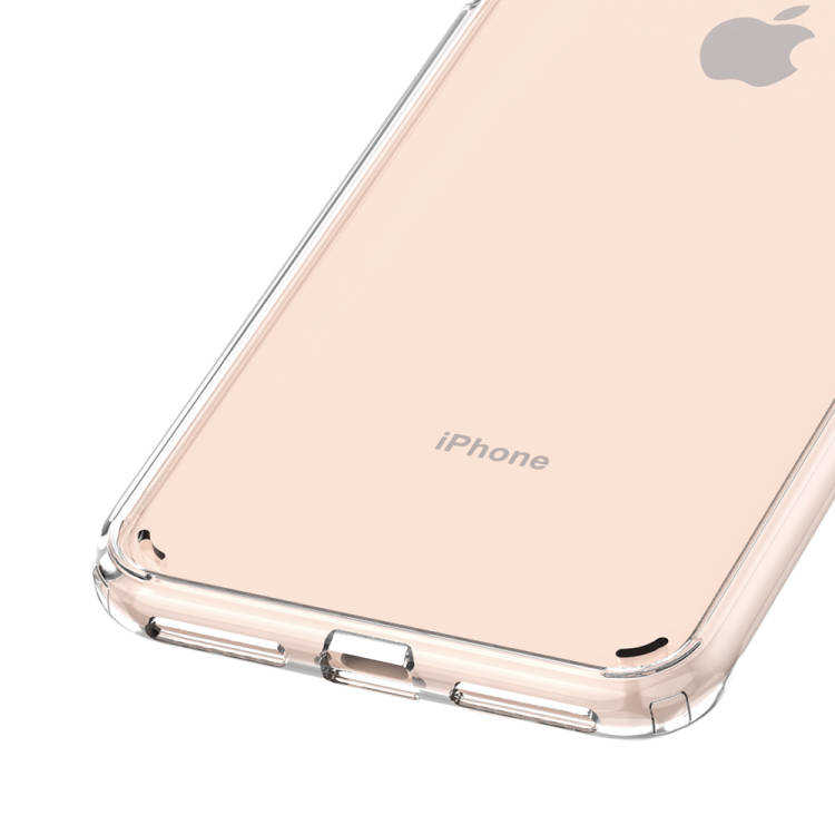 Apple iPhone 8 Plus Kılıf Zore Coss Kapak Renksiz