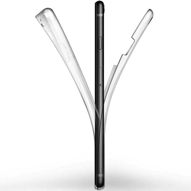 Apple iPhone 8 Plus Kılıf Zore Enjoy Kapak Renksiz