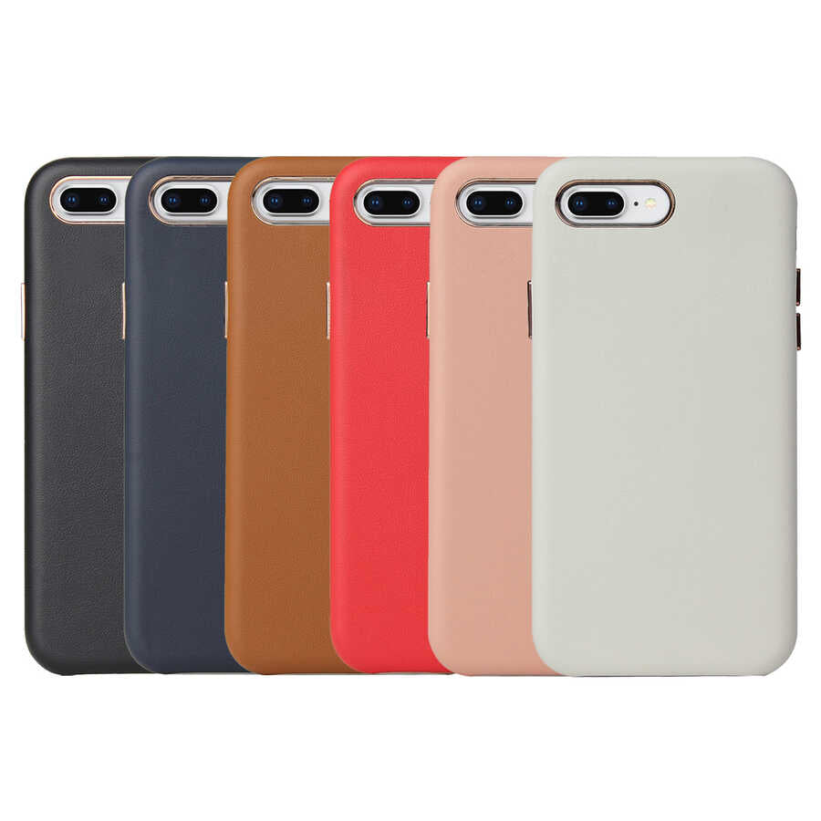 Apple iPhone 8 Plus Kılıf Zore Eyzi Kapak Pembe