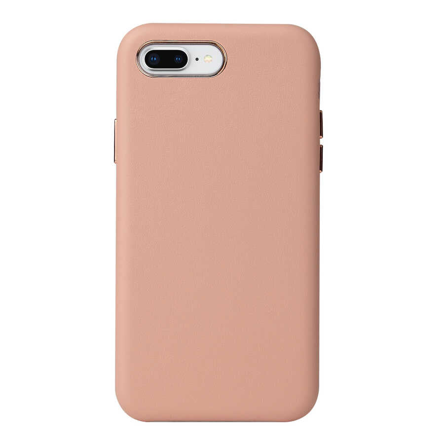 Apple iPhone 8 Plus Kılıf Zore Eyzi Kapak Pembe