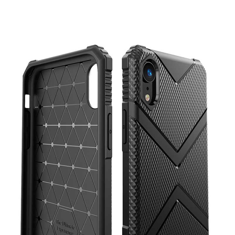 Apple iPhone 8 Plus Kılıf Zore Hank Silikon Siyah