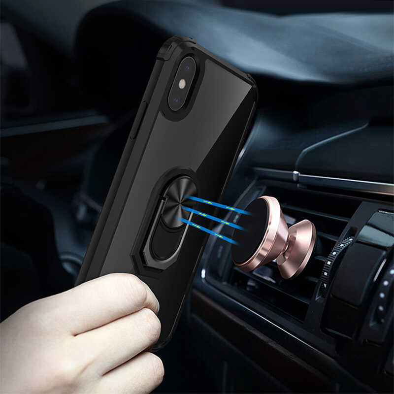 Apple iPhone X Kılıf Zore Mola Kapak Yeşil