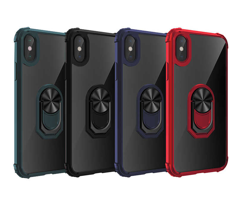 Apple iPhone X Kılıf Zore Mola Kapak Siyah