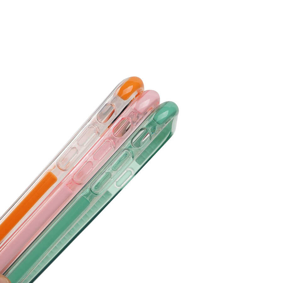 Apple iPhone 8 Plus Kılıf Zore Punto Kapak Pembe