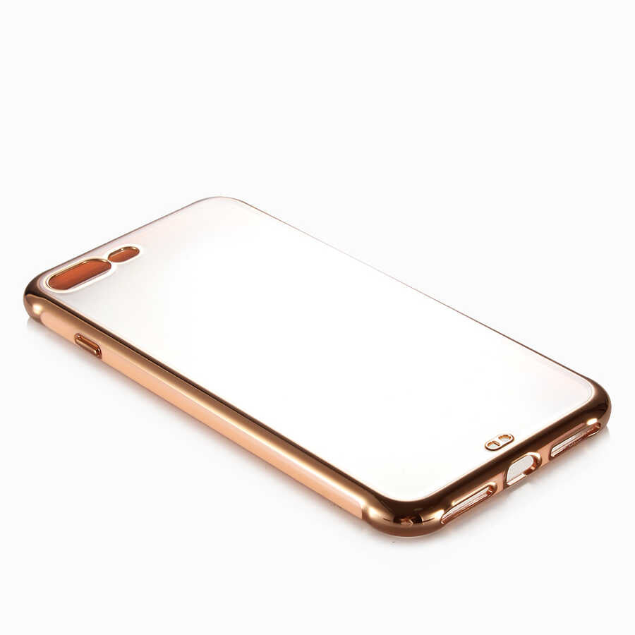 Apple iPhone 8 Plus Kılıf Zore Voit Kapak Pembe