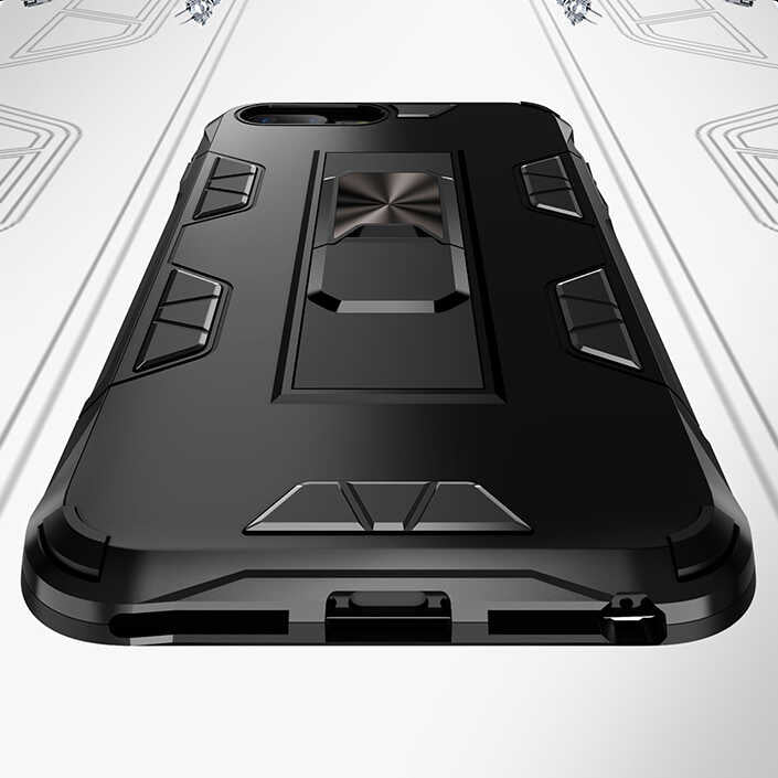 Apple iPhone 8 Plus Kılıf Zore Volve Kapak Kırmızı