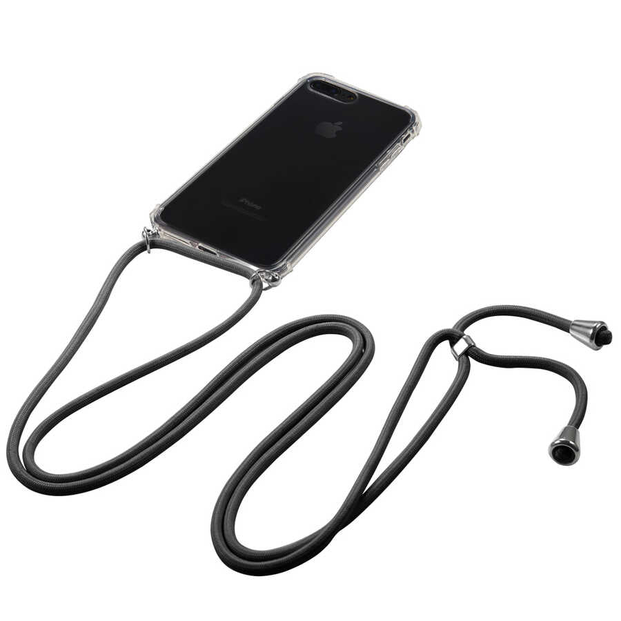 Apple iPhone 8 Plus Kılıf Zore X-Rop Kapak Renksiz