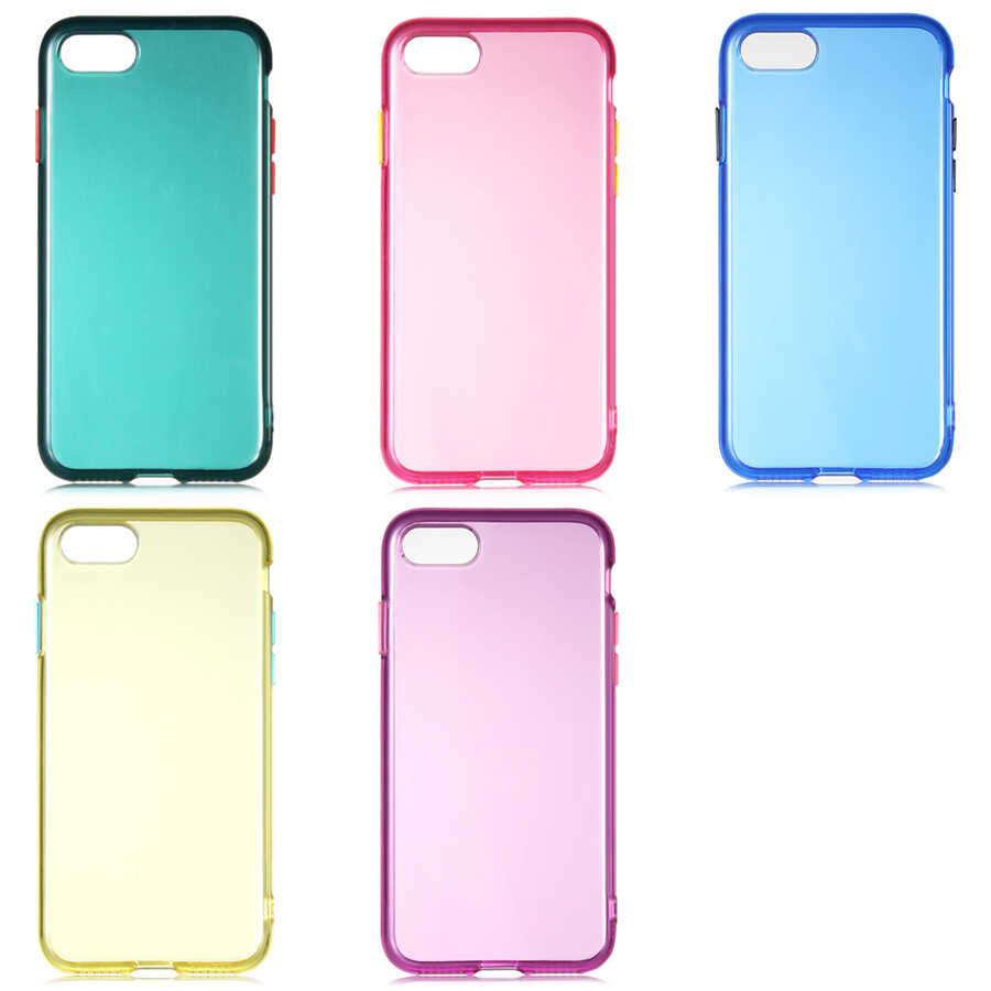 Apple iPhone SE 2020 Kılıf Zore Bistro Kapak Mor