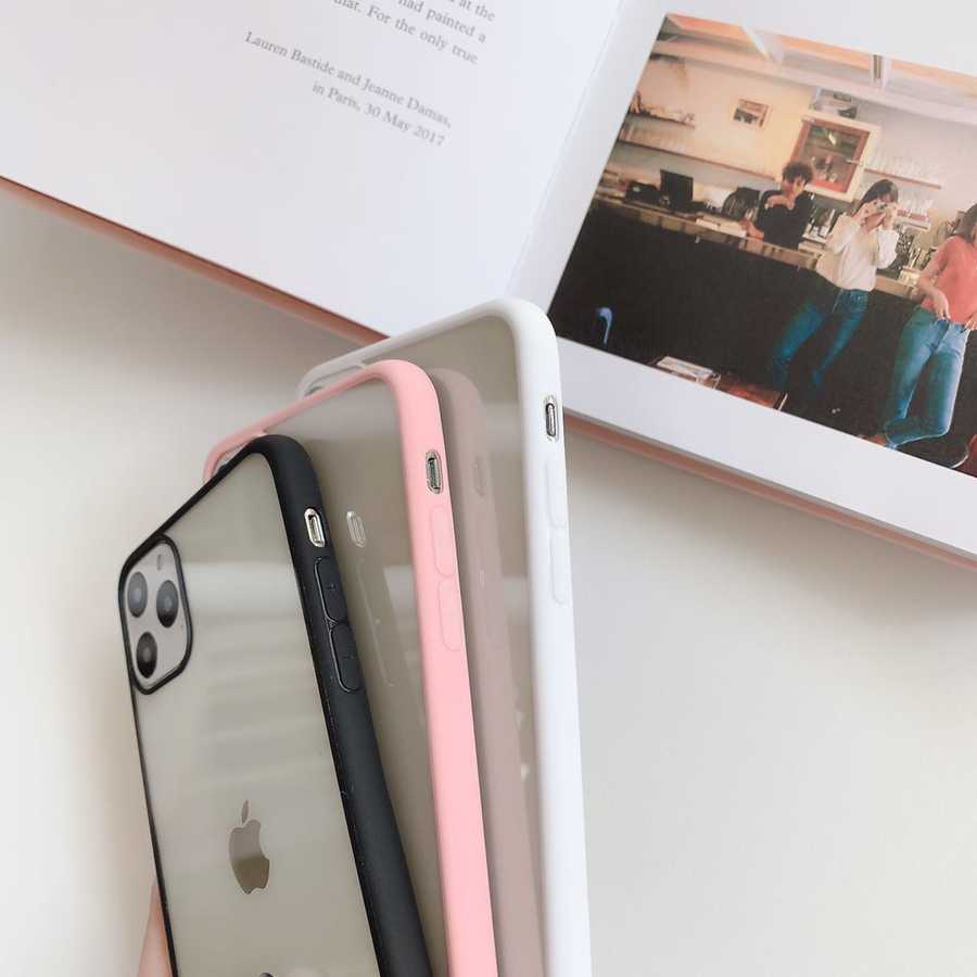Apple iPhone SE 2020 Kılıf Zore Endi Kapak Pembe