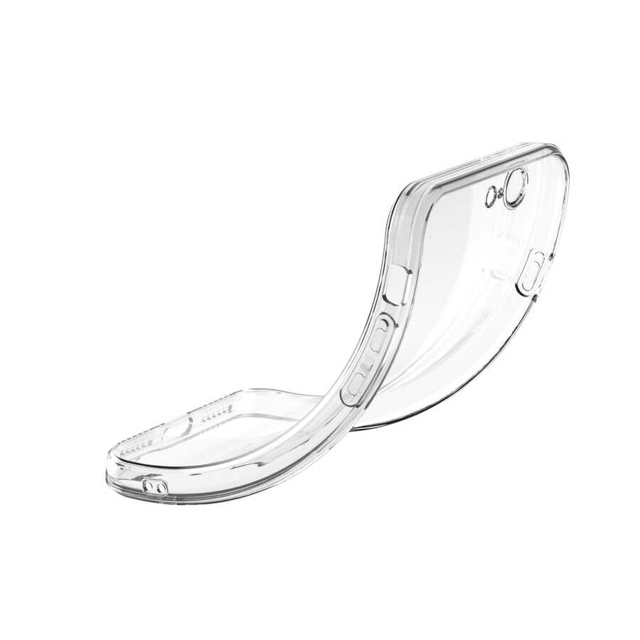 Apple iPhone SE 2022 Kılıf Zore Fizy Kapak Renksiz