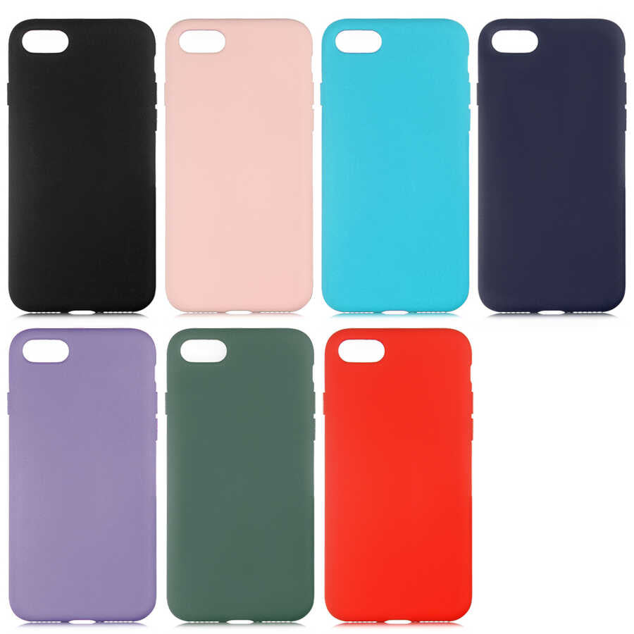 Apple iPhone SE 2022 Kılıf Zore LSR Lansman Kapak Turkuaz