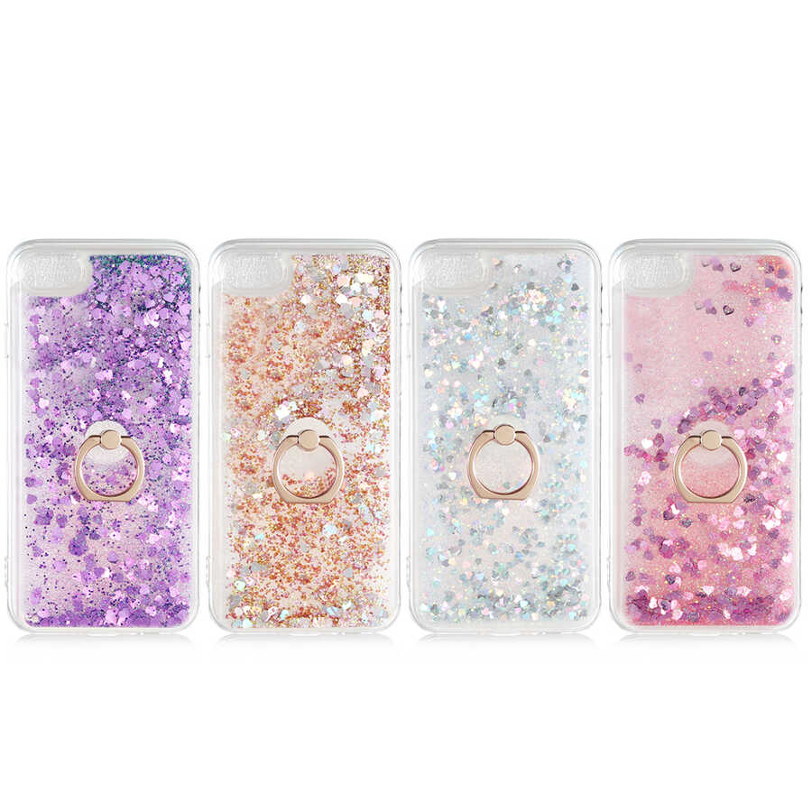 Apple iPhone SE 2022 Kılıf Zore Milce Kapak Mor