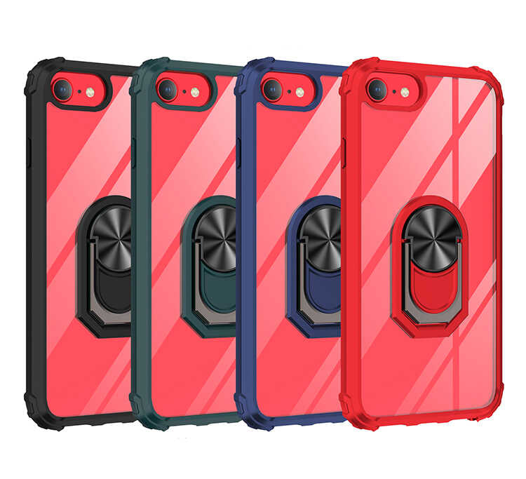 Apple iPhone SE 2022 Kılıf Zore Mola Kapak Siyah