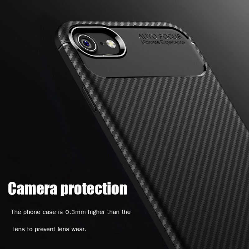 Apple iPhone SE 2022 Kılıf Zore Negro Silikon Kapak Siyah