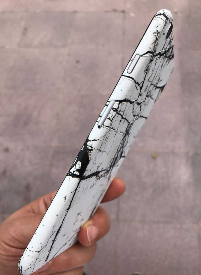 Apple iPhone SE 2022 Zore 5D Desenli Sticker Kaplama Desen