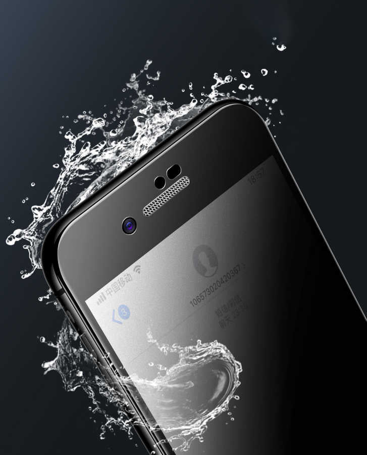 Apple iPhone SE 2022 Zore Anti-Dust Mat Privacy Temperli Ekran Koruyucu Beyaz