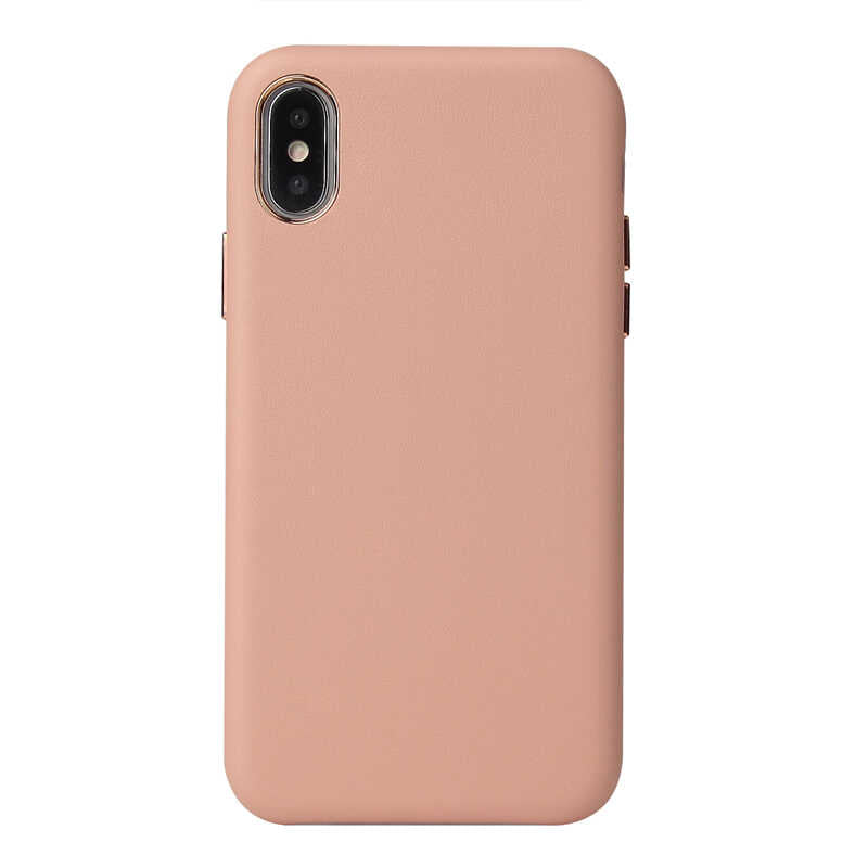 Apple iPhone X Kılıf Zore Eyzi Kapak Pembe