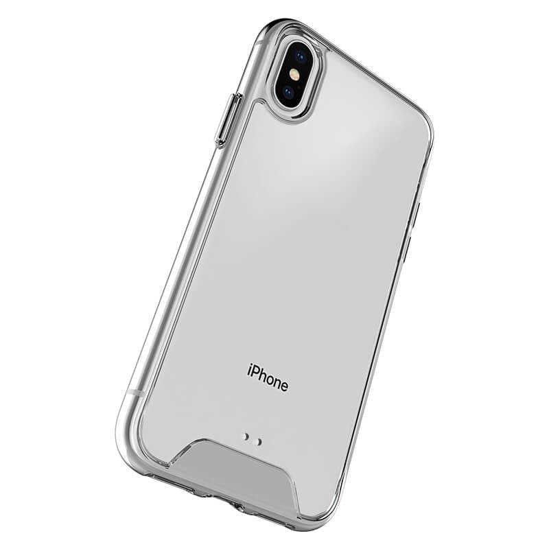 Apple iPhone X Kılıf Zore Gard Silikon Renksiz