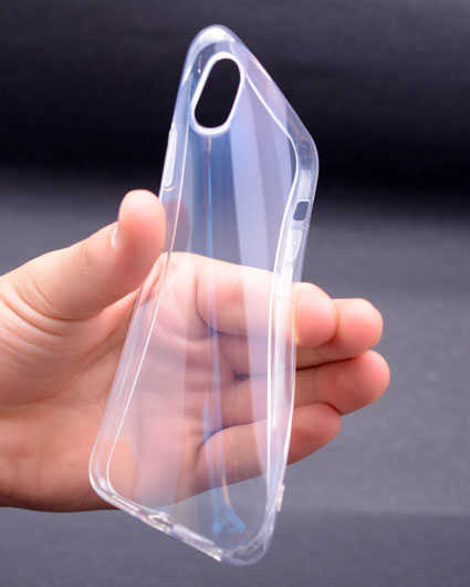 Apple iPhone X Kılıf Zore İmax Silikon Renksiz