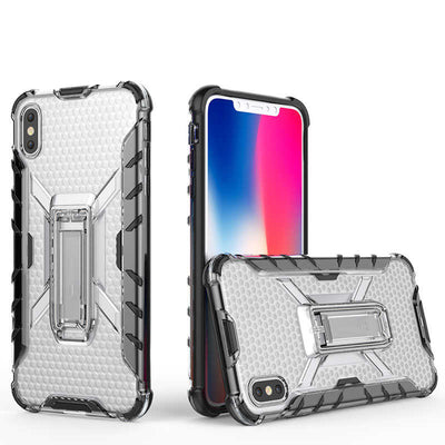 Apple iPhone X Kılıf Zore Klik Silikon Kırmızı