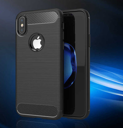 Apple iPhone X Kılıf Zore Room Silikon Kapak Siyah