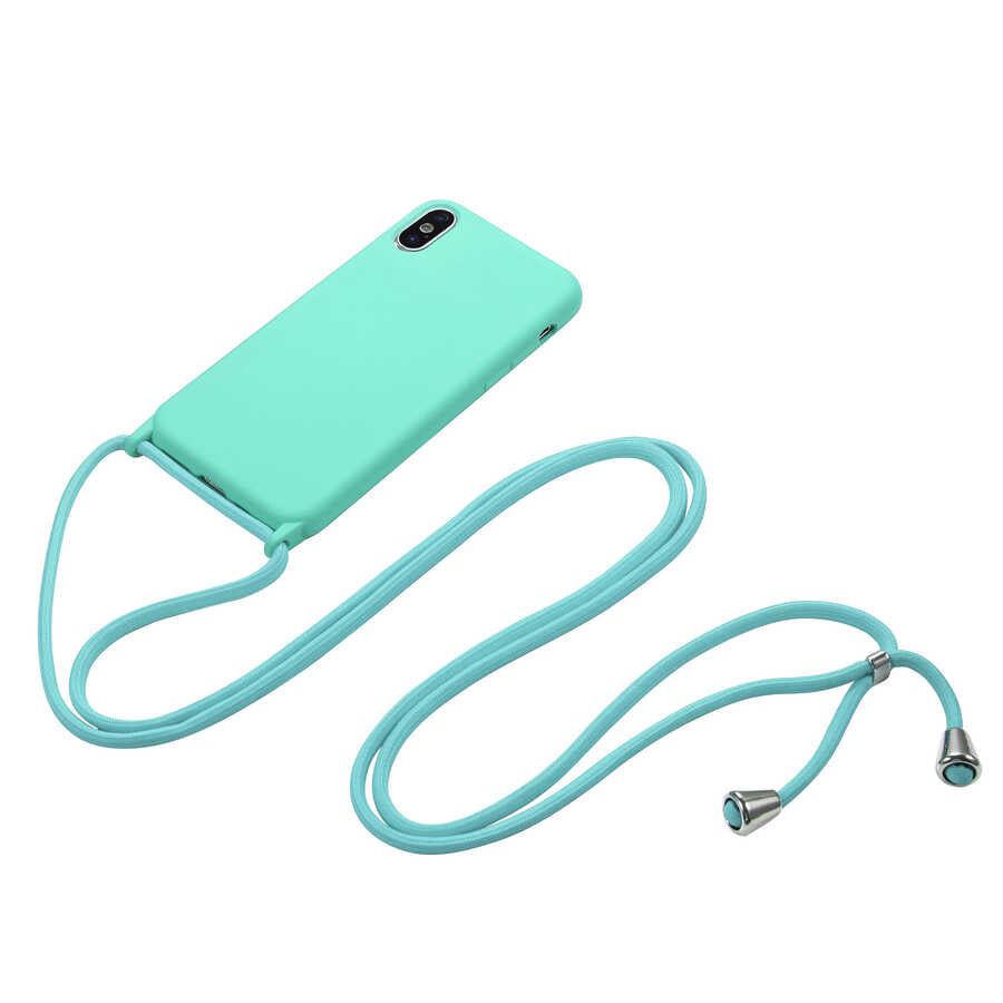 Apple iPhone X Kılıf Zore Ropi Kapak Kırmızı