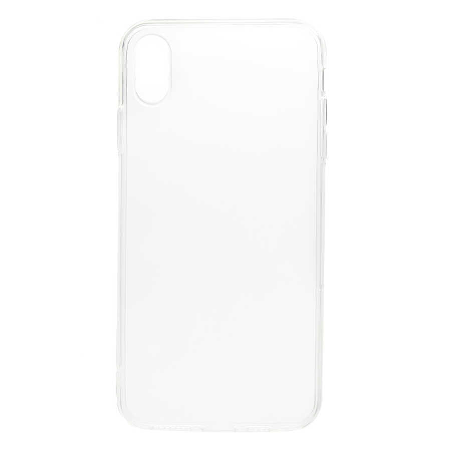 Apple iPhone X Kılıf Zore Süper Silikon Kapak Renksiz