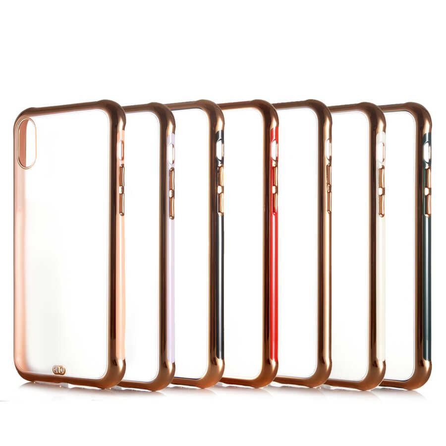 Apple iPhone X Kılıf Zore Voit Kapak Beyaz