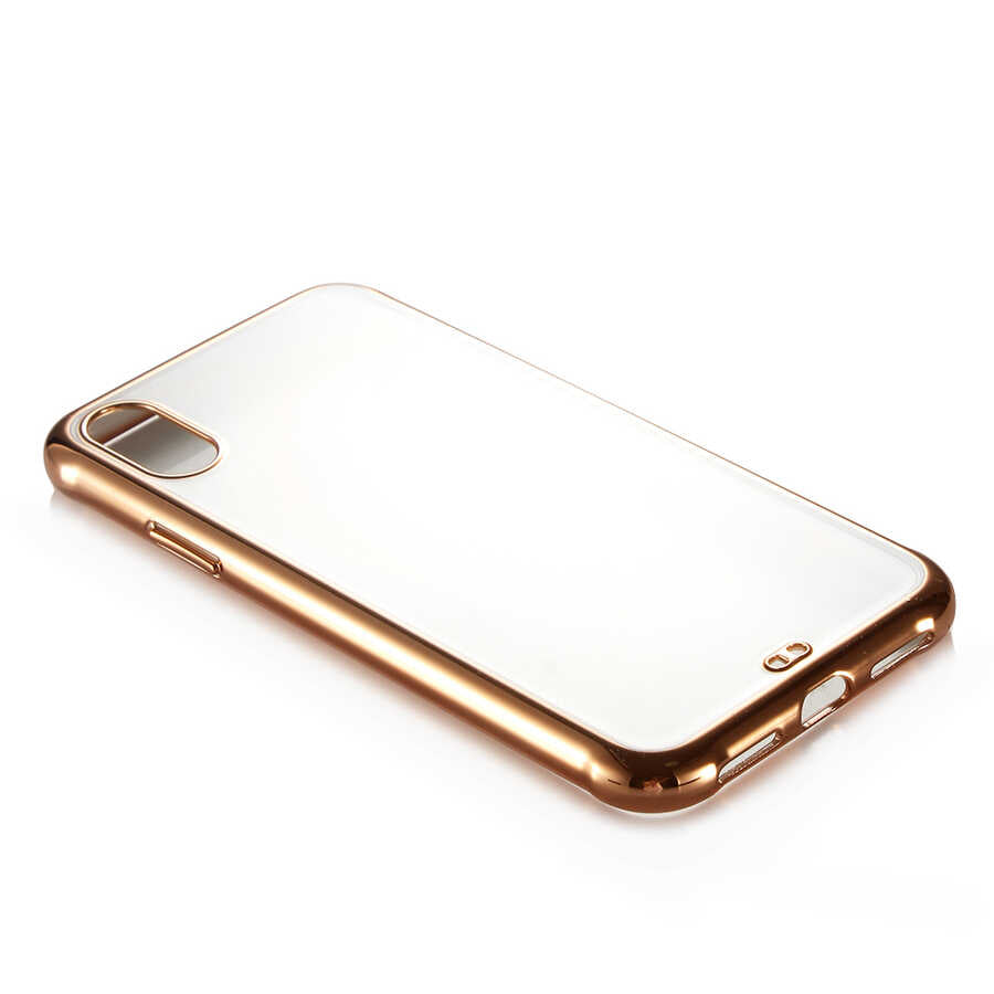 Apple iPhone X Kılıf Zore Voit Kapak Beyaz