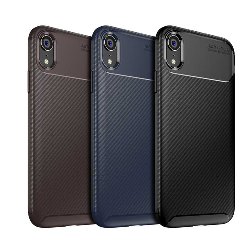 Apple iPhone XR 6.1 Kılıf Zore Negro Silikon Kapak Lacivert