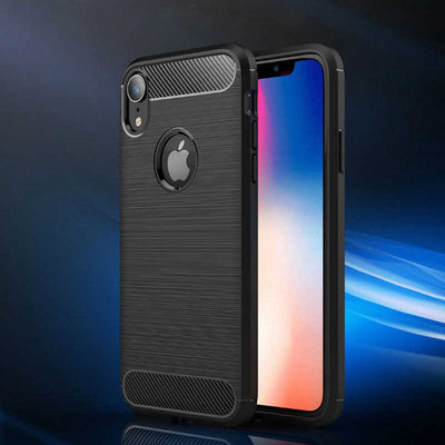 Apple iPhone XR 6.1 Kılıf Zore Room Silikon Kapak Siyah