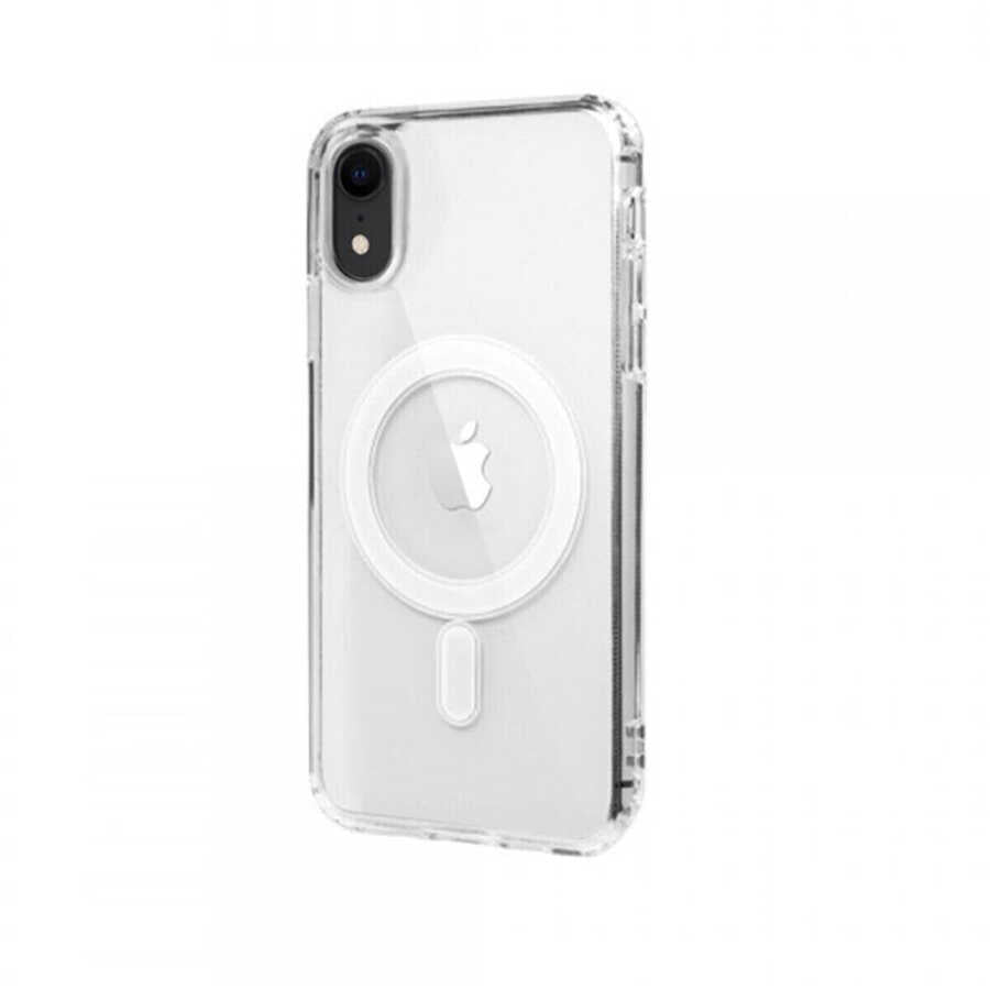 Apple iPhone XR 6.1 Kılıf Zore Tacsafe Wireless Kapak Renksiz