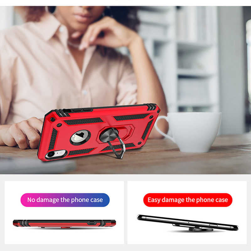 Apple iPhone XR 6.1 Kılıf Zore Vega Kapak Gri