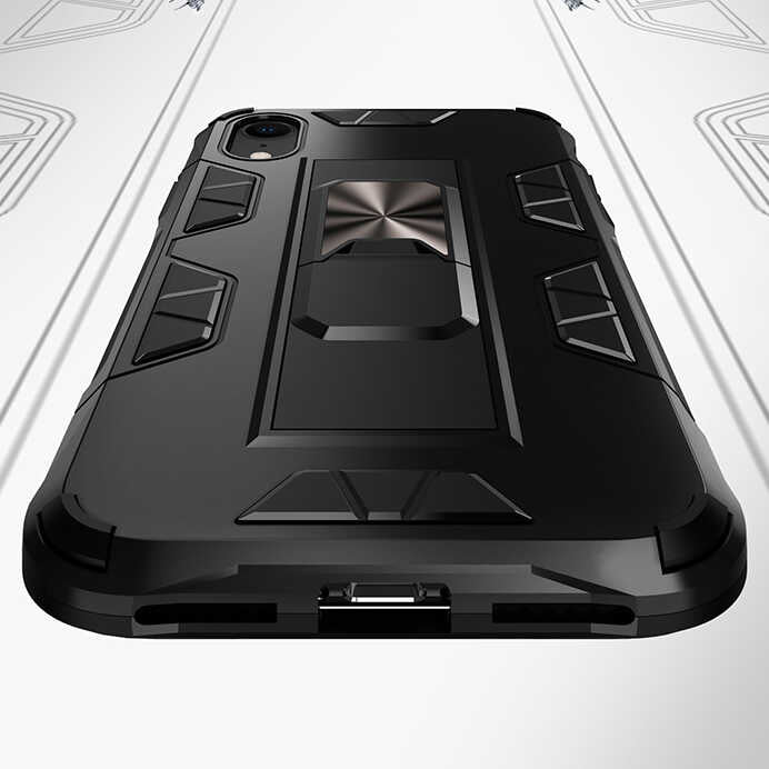 Apple iPhone XR 6.1 Kılıf Zore Volve Kapak Lacivert