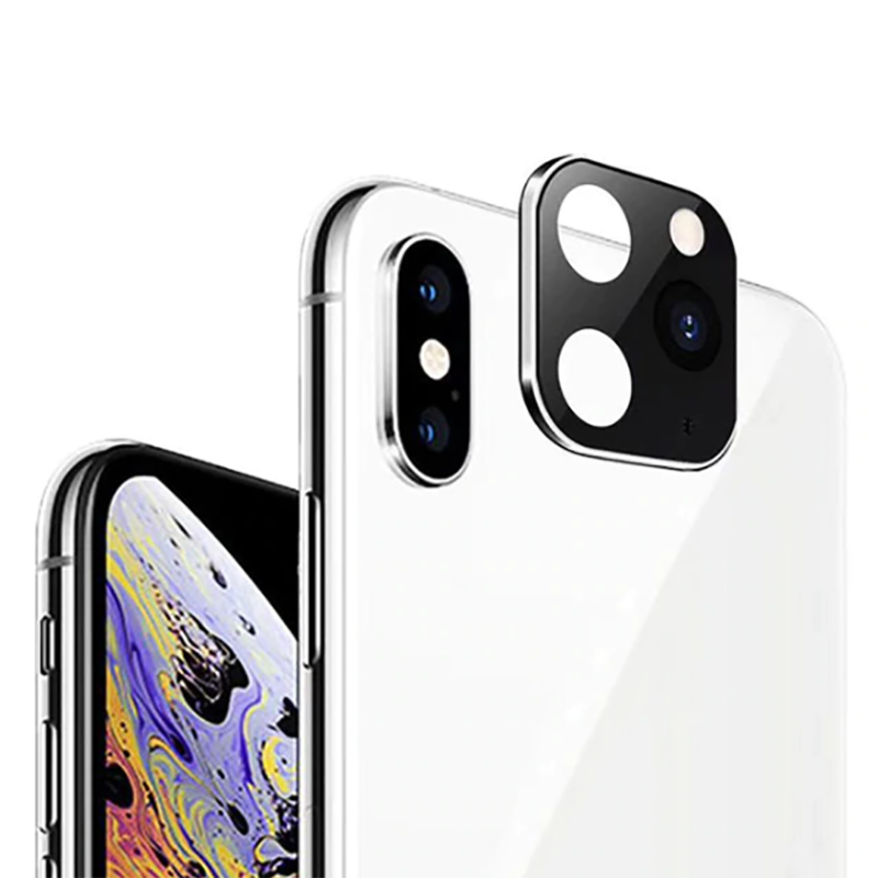 Apple iPhone XS 5.8 Zore CP-03 iPhone 11 Pro Max Kamera Lens Dönüştürücü Gri