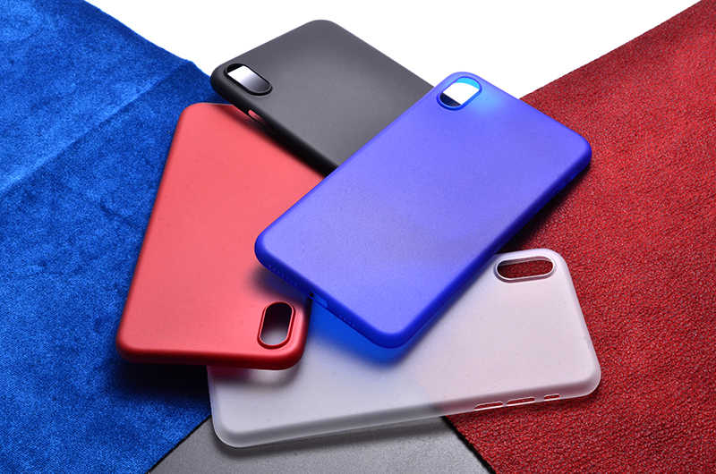 Apple iPhone XS Max 6.5 Kılıf Zore 1.Kalite PP Silikon Siyah