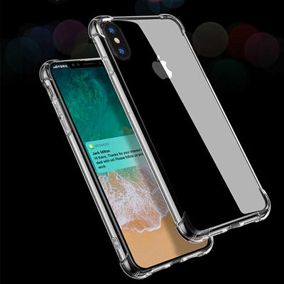 Apple iPhone XS Max 6.5 Kılıf Zore Nitro Anti Shock Silikon Renksiz