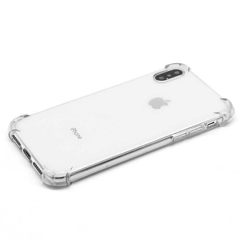 Apple iPhone XS Max 6.5 Kılıf Zore Nitro Anti Shock Silikon Renksiz