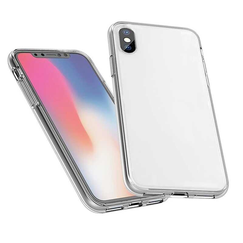 Apple iPhone XS Max 6.5 Kılıf Zore Enjoy Kapak Renksiz
