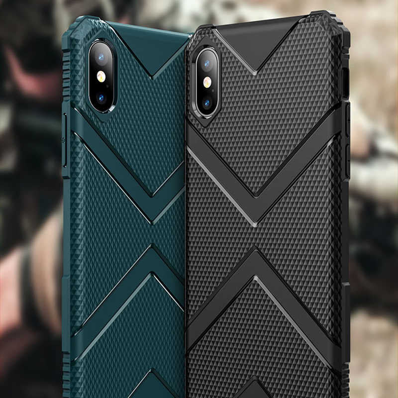 Apple iPhone XS Max 6.5 Kılıf Zore Hank Silikon Siyah