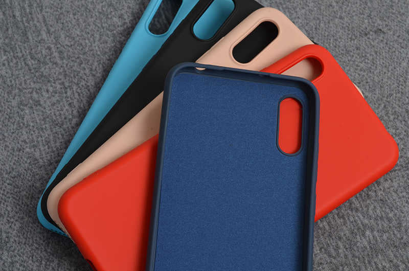 Apple iPhone XS Max 6.5 Kılıf Zore İnci Silikon Mavi Açık