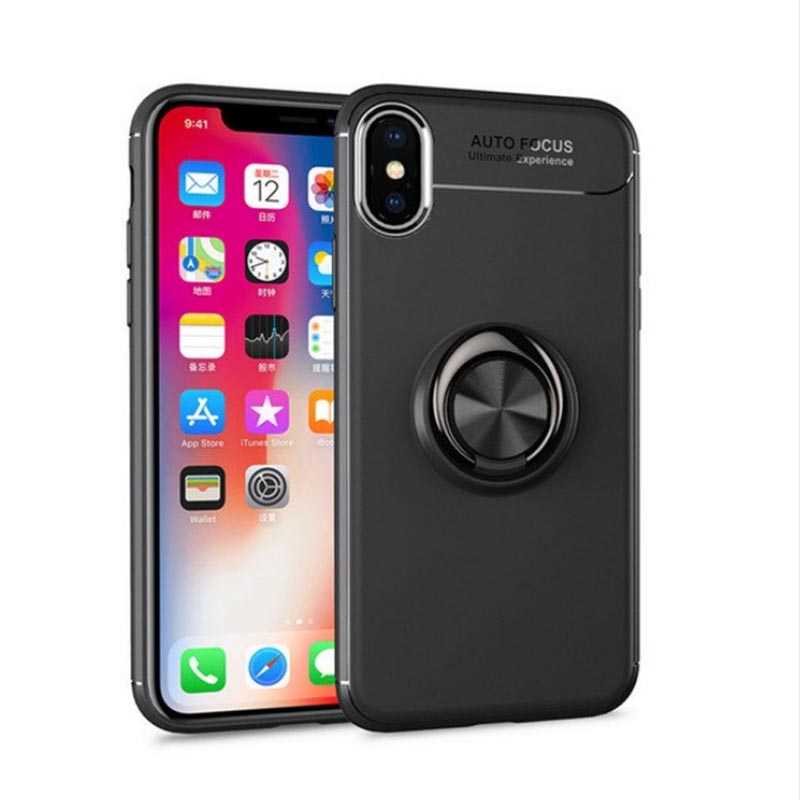 Apple iPhone XS Max 6.5 Kılıf Zore Ravel Silikon Kapak Siyah