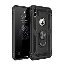 Apple iPhone XS Max 6.5 Kılıf Zore Vega Kapak Siyah