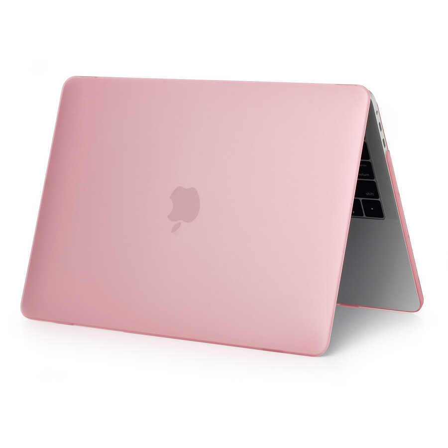 Apple Macbook 13.3' New Pro Zore MSoft Mat Kapak Pembe