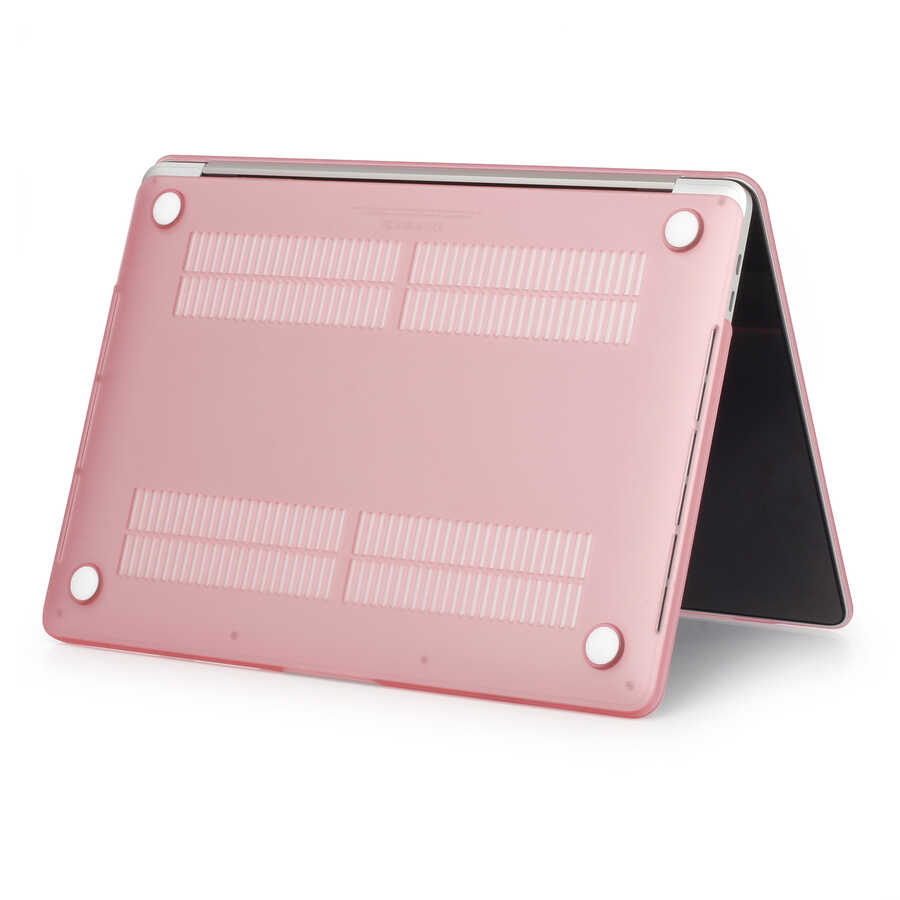 Apple Macbook 13.3' New Pro Zore MSoft Mat Kapak Pembe
