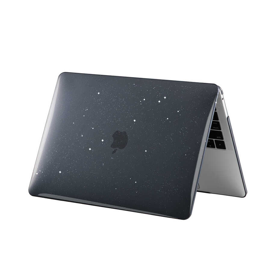 Apple Macbook 13.6′ Air 2024 M2 A2681 Zore MSoft Allstar Kapak Siyah