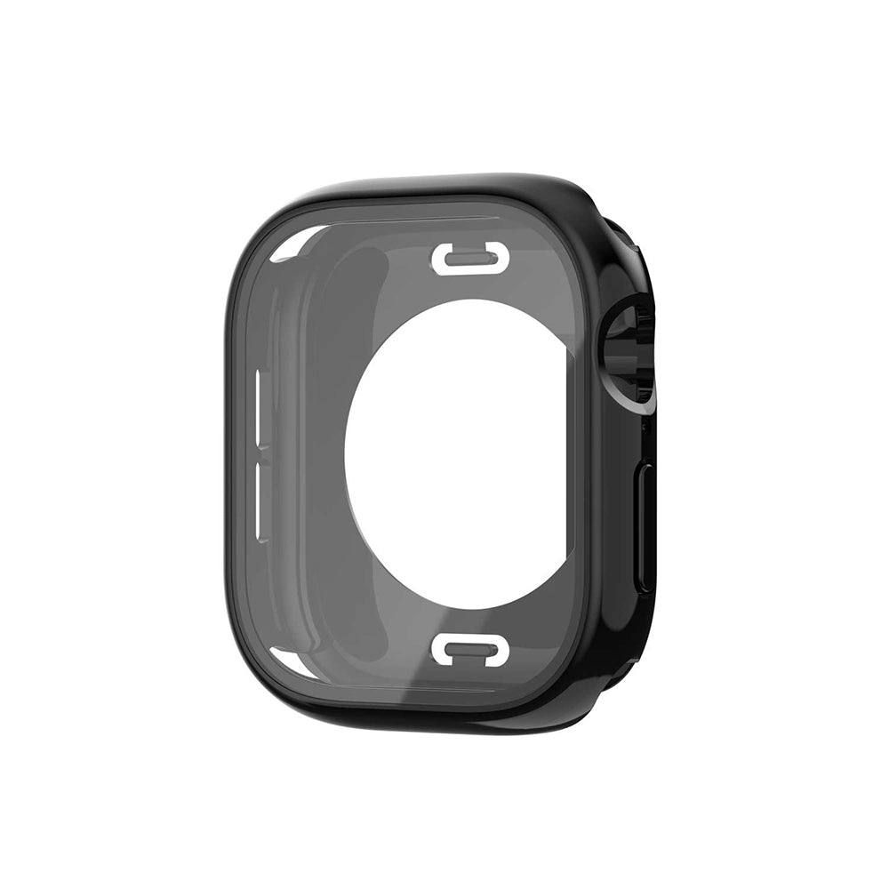 Apple Watch 10 46mm 360 Derece Korumalı Kasa ve Ekran Koruyucu Zore Watch Gard 12 Şeffaf
