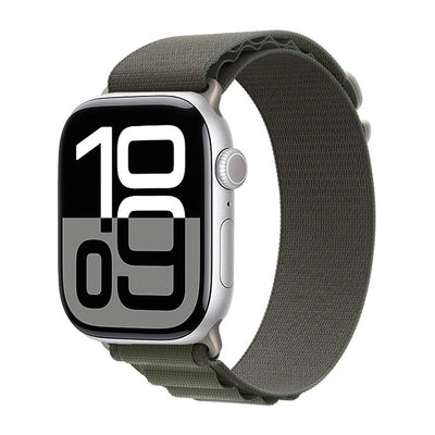 Apple Watch 10 46mm Zore KRD-74 Hasır Kordon Turuncu