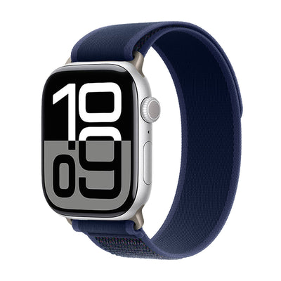Apple Watch 10 46mm Zore KRD-77 Hasır Kordon Açık Mavi